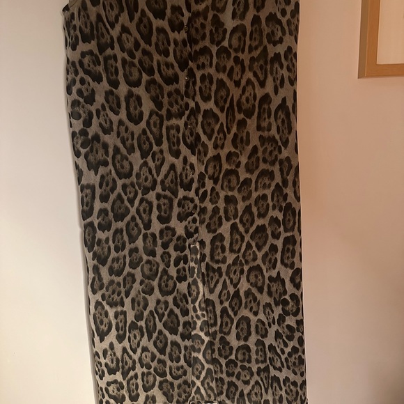Zara sheer leopard print tunic size M - Picture 4 of 8